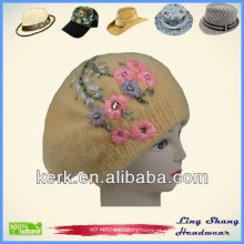 LSA16 Ningbo Lingshang Inverno inverno angora chapéu senhoras venda quente